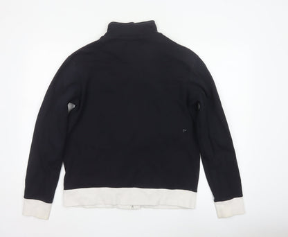 French Connection Men’s Black M Full Zip Cotton Track Jacket