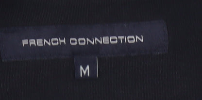 French Connection Men’s Black M Full Zip Cotton Track Jacket