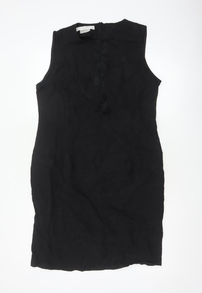 Sticky Fingers Women Black UK 14 Sleeveless Knee Length Sheath Dress