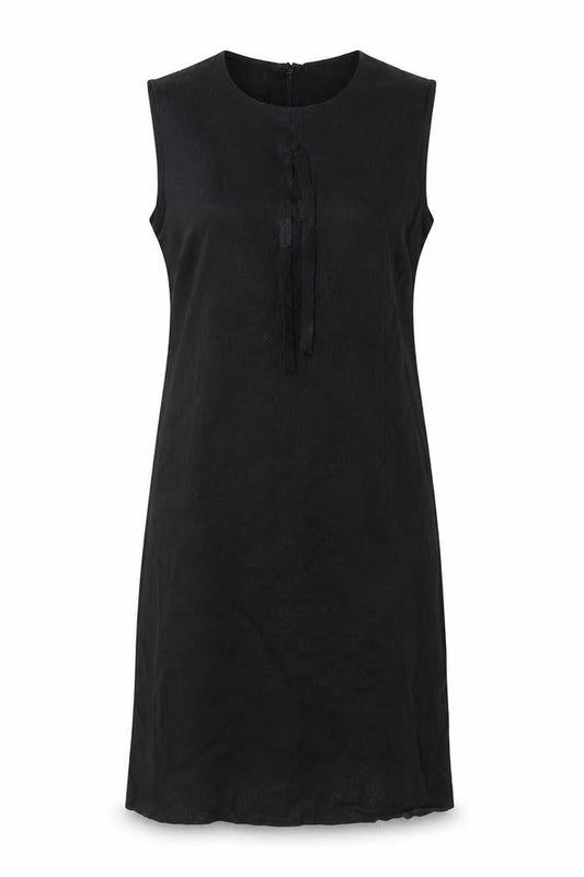 Sticky Fingers Women Black UK 14 Sleeveless Knee Length Sheath Dress