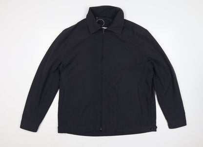 Brook Taverner Men’s Black 44 Regular Full Zip Collared Jacket