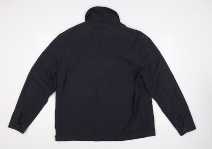 Brook Taverner Men’s Black 44 Regular Full Zip Collared Jacket