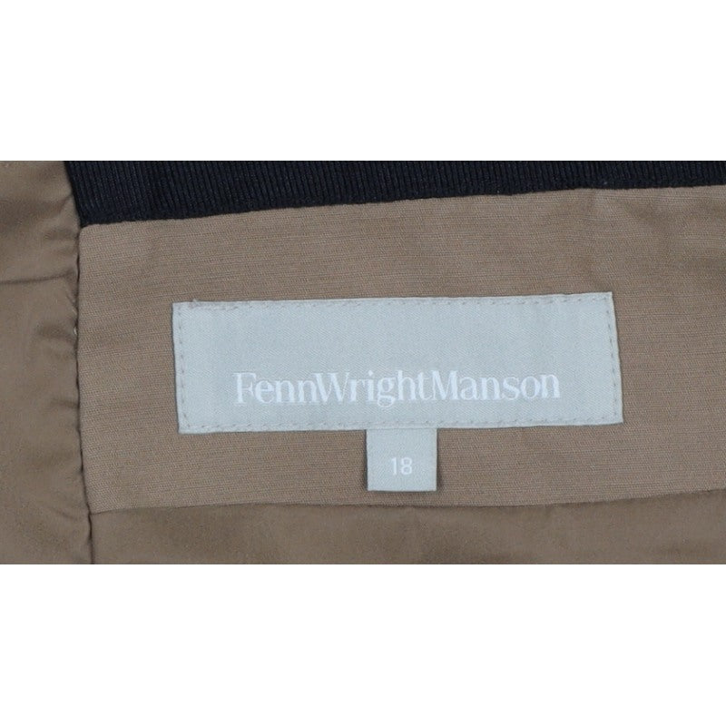 Fenn Wright Manson Women Beige UK 18 Straight Pencil Knee Skirt