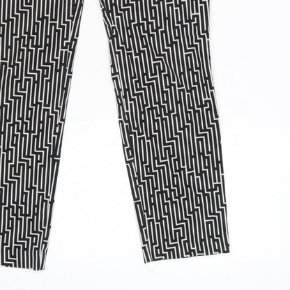 GP&J Baker x H&M Women’s Black Geometric Tapered Trousers UK 8
