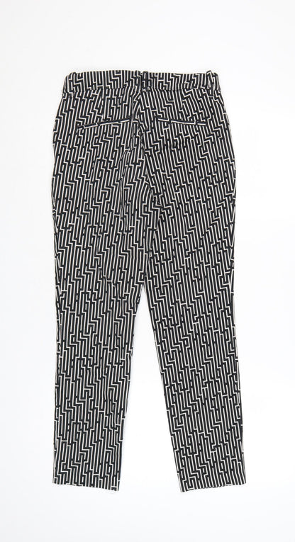 GP&J Baker x H&M Women’s Black Geometric Tapered Trousers UK 8