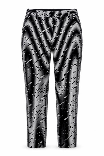 GP&J Baker x H&M Women’s Black Geometric Tapered Trousers UK 8