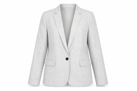 Marks and Spencer Women's Grey UK 12 Lined Single-Breasted Blazer