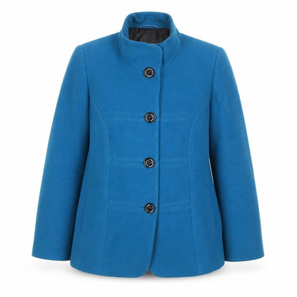 Gray & Osbourn Women’s Blue UK 20 Wool Cashmere Basic Jacket