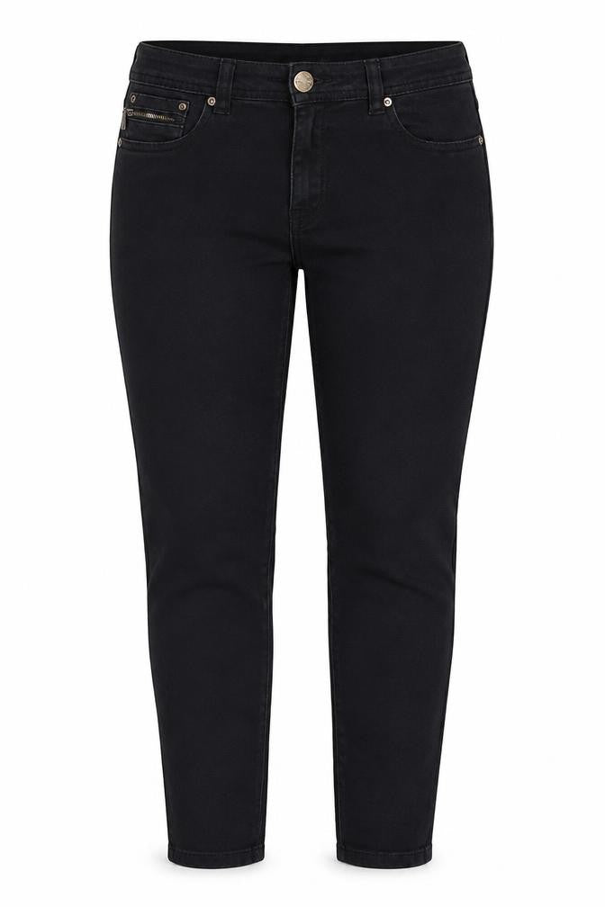 Next Women’s Black Skinny Jeans UK 10 Regular Zip Detail