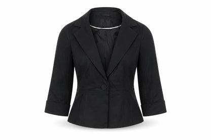 Coast Women’s Black Size 8 Tailored Single-Breasted Blazer Jacket