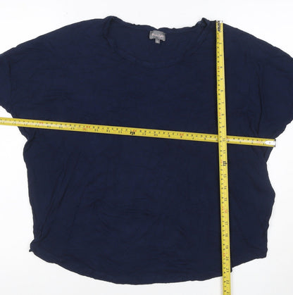 Phase Eight Women’s Blue Size 10 Basic Stretch Jersey T-Shirt