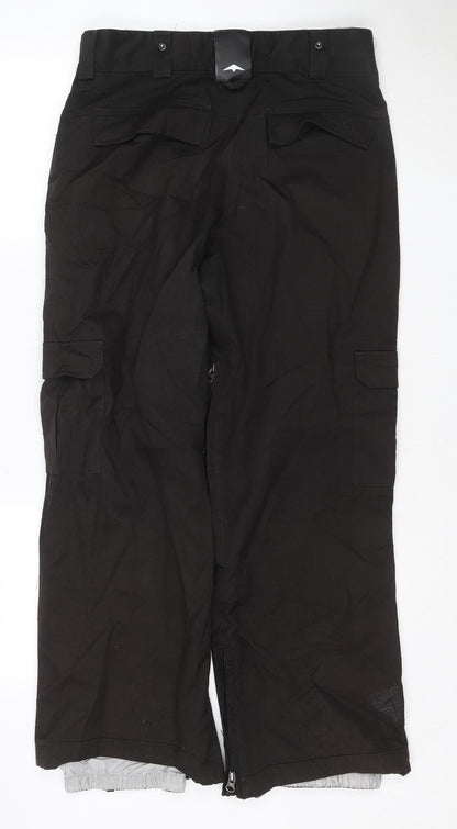 686 Women’s Black Size 10 Waterproof Insulated Snow Ski Pants