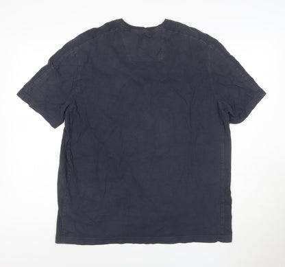 Next Men’s Blue L Summer State Beach Patrol Graphic Crew Neck T-Shirt
