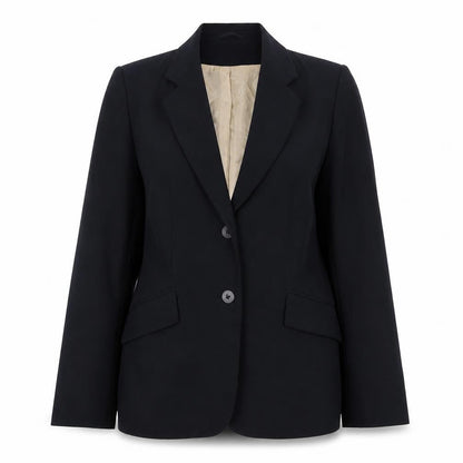 Principles Petite Women Black UK 10 Two Button Tailored Blazer Jacket