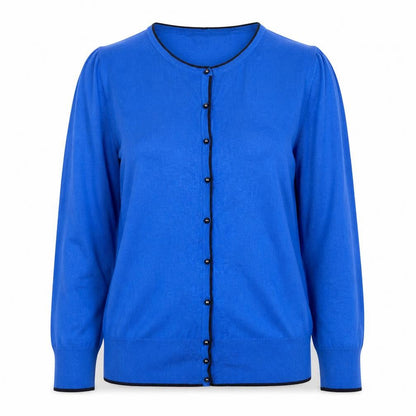 Marks and Spencer Women’s Blue UK 16 Round Neck Button Cardigan
