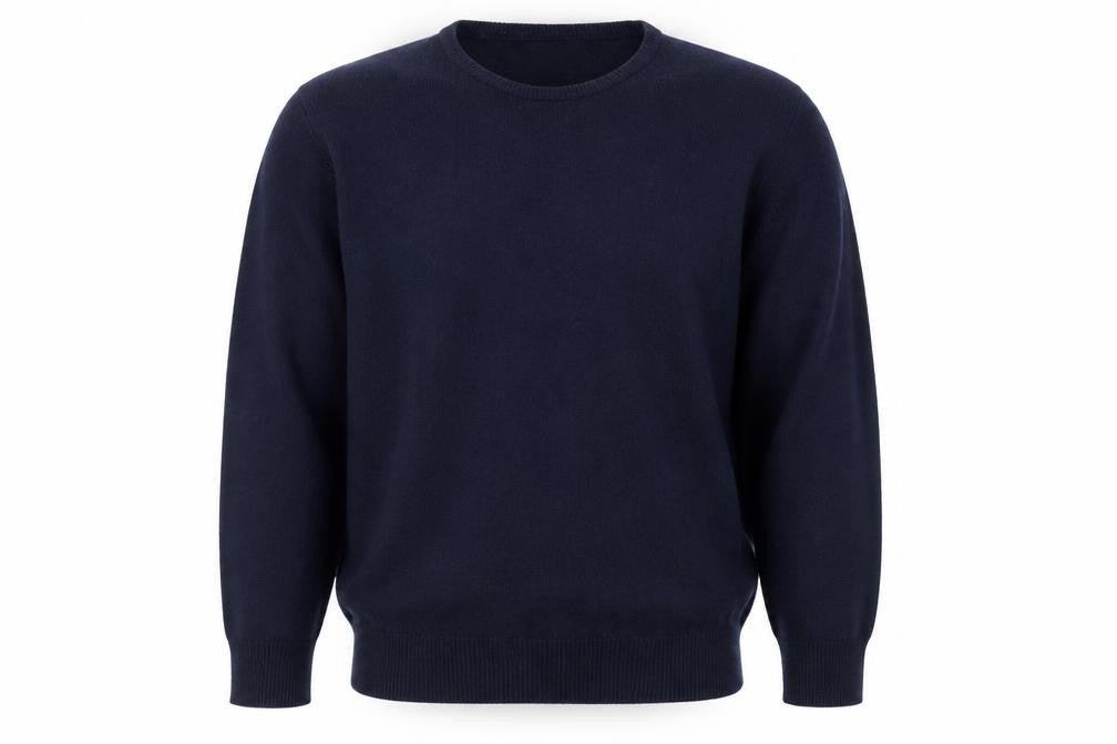 Marks and Spencer Men’s Blue XL Lambswool Crew Neck Pullover Jumper