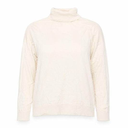 Talbots Women Ivory UK 16 Roll Neck Knit Jumper Long Sleeve