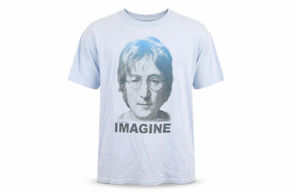 Gap Men's Blue M John Lennon Imagine Graphic Print Crew Neck T-Shirt