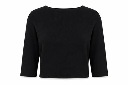 H&M Women’s Black UK 4 Round Neck Long Sleeve Knit Jumper