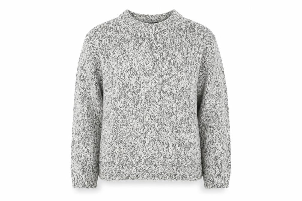 Marks & Spencer Women Grey M Chunky Knit Raglan Pullover Jumper