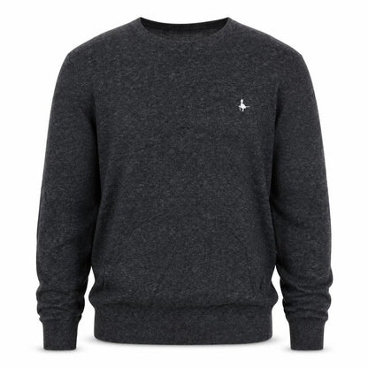 Jack Wills Men’s Grey Cotton Crew Neck Logo Pullover Jumper Size S