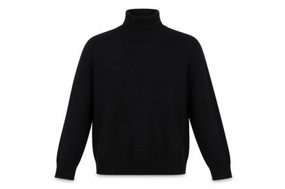 Marks and Spencer Women Black M Roll Neck Knit Jumper Long Sleeve