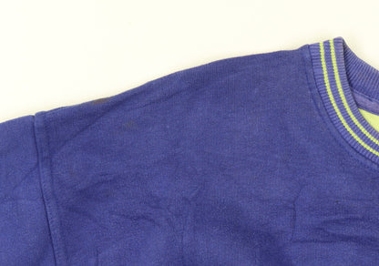 Fred Perry Vintage Men’s Blue L Crew Neck Embroidered Logo Sweatshirt