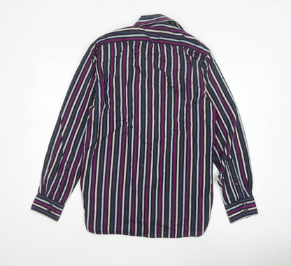 Marks & Spencer Autograph Men’s Multicoloured Stripe Shirt 15 38