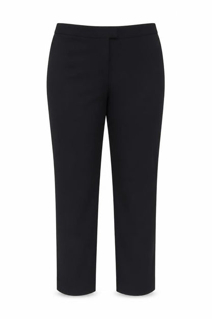 Jigsaw Women Black UK 14 Straight Tailored Work Trousers Pockets