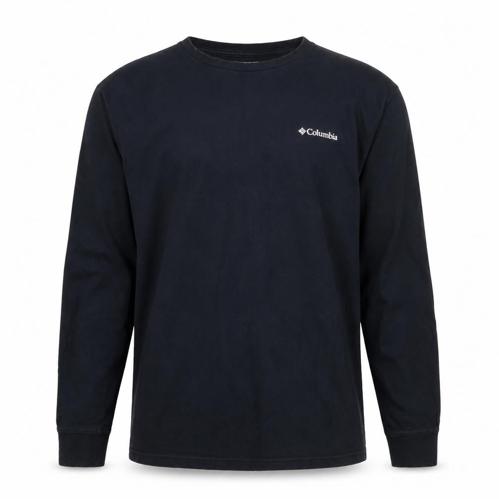 Columbia Men’s Black M Long Sleeve Outdoor Graphic Print T-Shirt