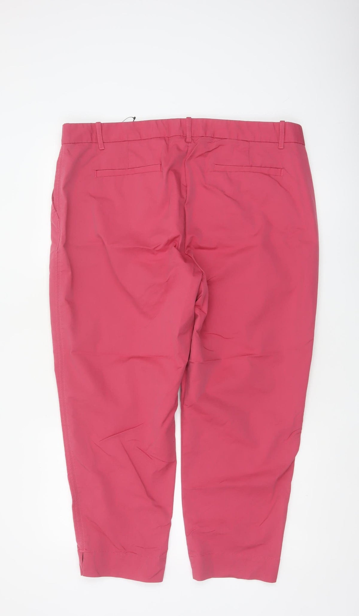 Marks & Spencer Women’s Pink Size 20 Tapered Ankle Trousers