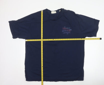 Scotch & Soda Men’s Navy 3XL Dance All Night Graphic T-Shirt