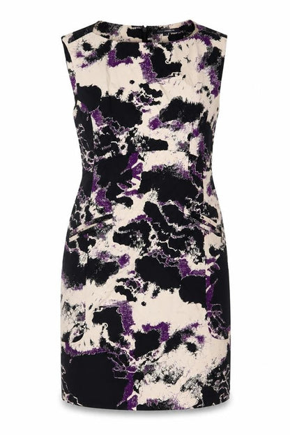 Front view of French Connection Women’s Multicoloured UK 14 Sheath Dress