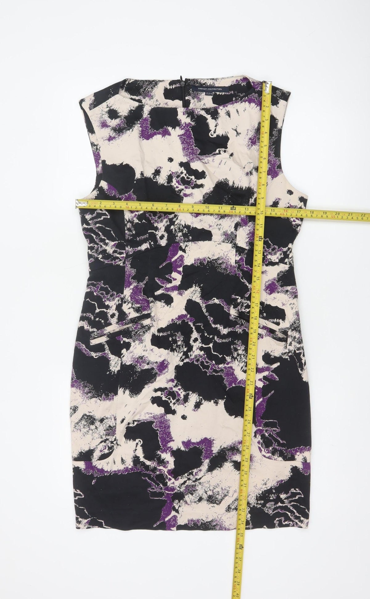 Back view of French Connection Women’s Multicoloured UK 14 Sheath Dress