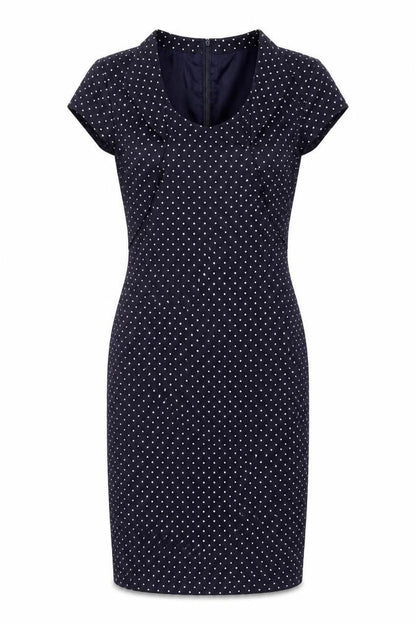 Singh Madan Women’s Blue Polka Dot UK 12 Midi Pencil Dress