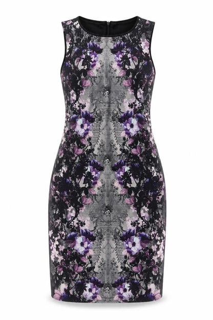 Next Women’s Multicoloured Floral Bodycon Dress UK 14 Sleeveless
