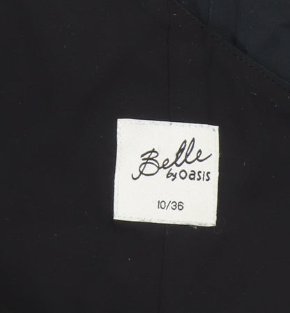 Additional view of Belle by Oasis Women Black UK 10 One Shoulder Ruffle Sheath Cocktail Dress
