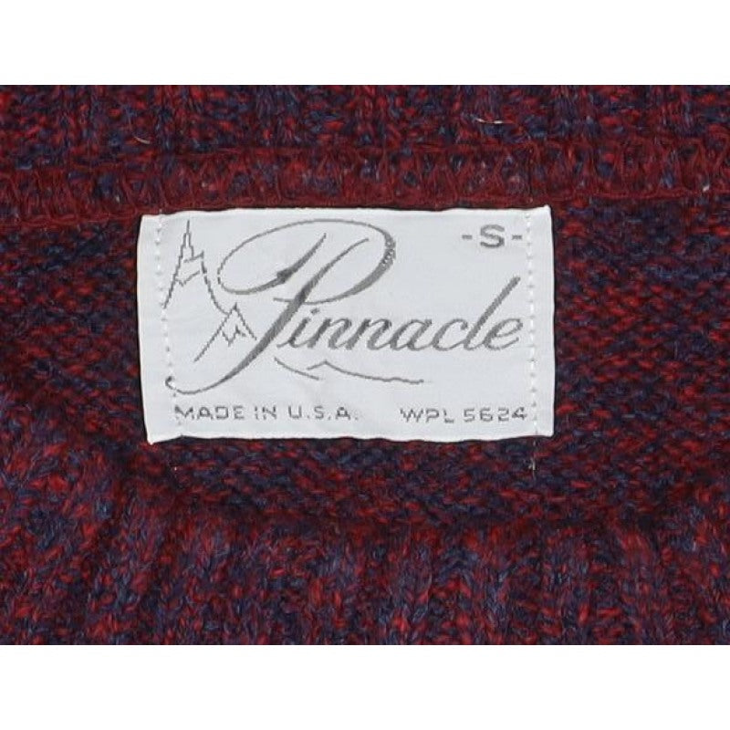 Pinnacle Men's Multicoloured S Striped Crew Neck Vintage Pullover Jumper