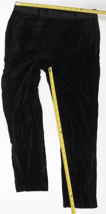 Womens UK Size 10 Marks and Spencer  Jogger Black Trousers
