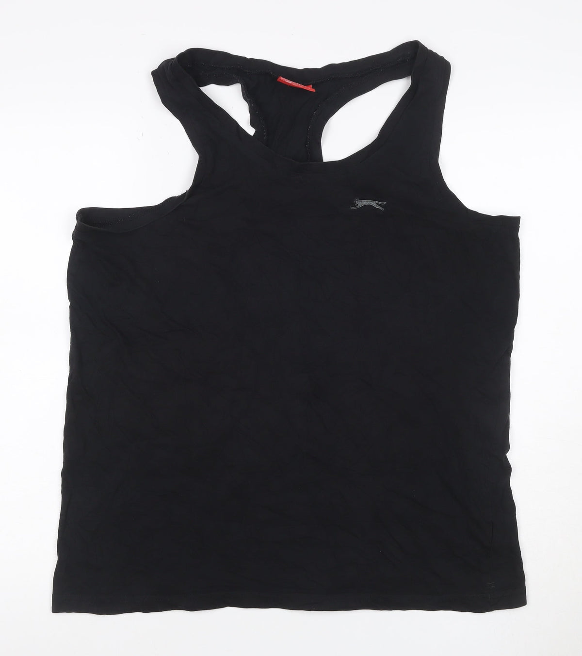 Slazenger Men's Black XL Sleeveless Cotton Racerback Sports T-Shirt