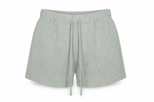 H&M Women’s Green S High Waist Knit Drawstring Sweat Shorts