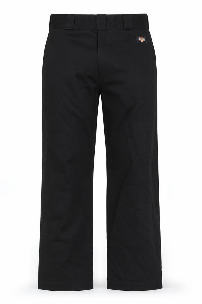 Dickies Men’s Black W24 Work Trousers Straight Leg Cotton Blend