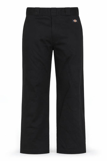 Dickies Men’s Black W24 Work Trousers Straight Leg Cotton Blend