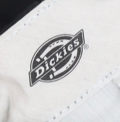 Dickies Men’s Black W24 Work Trousers Straight Leg Cotton Blend