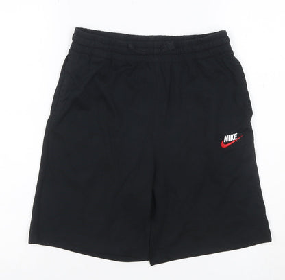 Nike Teens Black XL Athletic Drawstring Shorts Logo Pockets