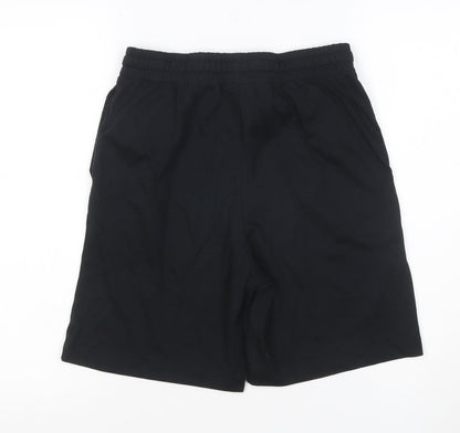 Nike Teens Black XL Athletic Drawstring Shorts Logo Pockets
