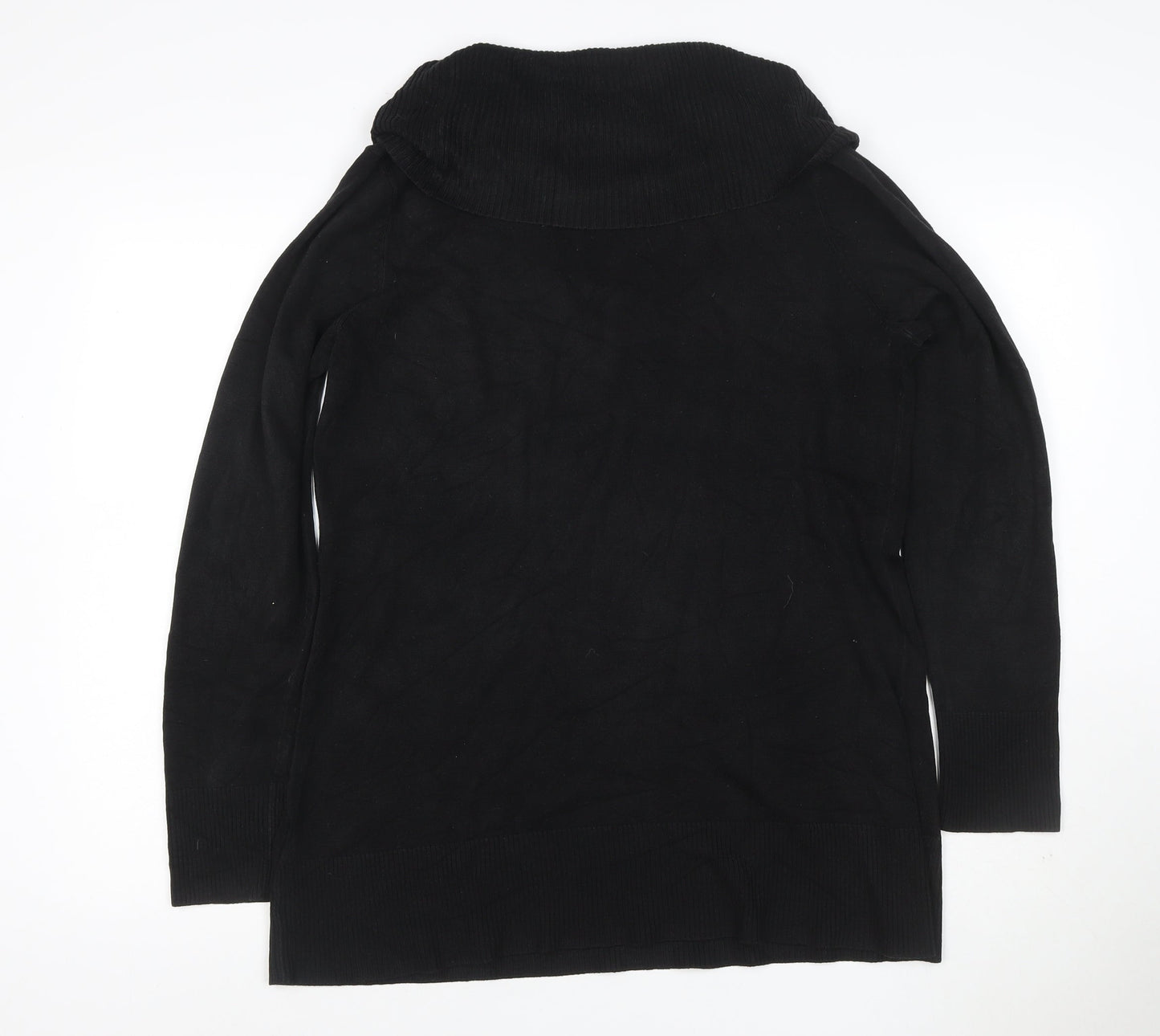 Next Women’s Black Cowl Neck Knit Pullover Jumper UK 18