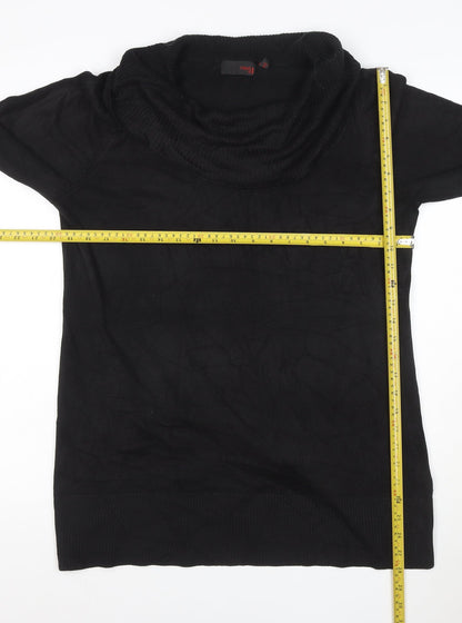 Next Women’s Black Cowl Neck Knit Pullover Jumper UK 18