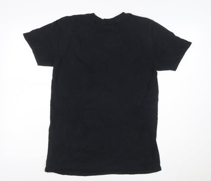 Reclaimed Vintage Men’s Black Logo Graphic Crew Neck T-Shirt Size S