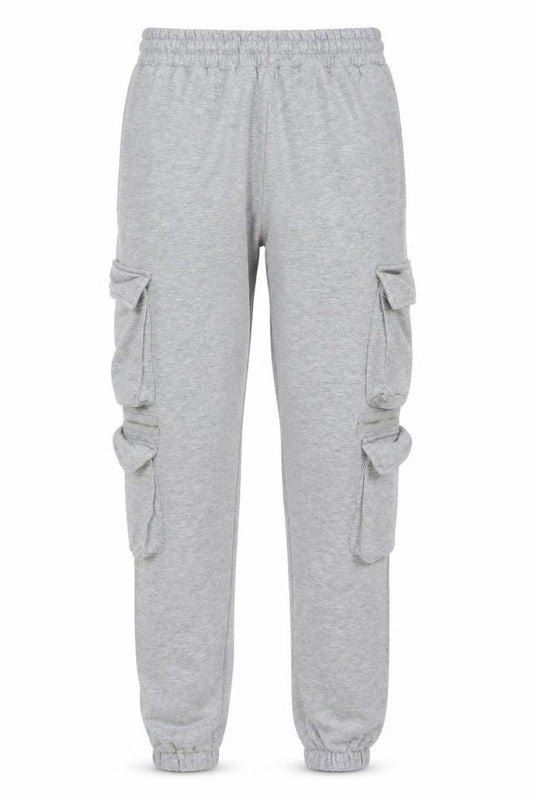 VANV Homme Men's Grey S Jogger Sweatpants Zip Pocket Drawstring